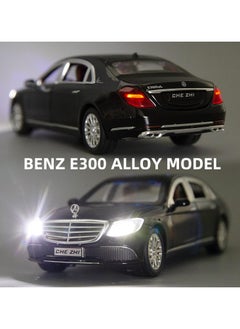 General 1/24 scale compatible with Mercedes Benz E300 toy car alloy force car model with lights and sound toy car for adult boy girl gift decoration toy  - Image 5