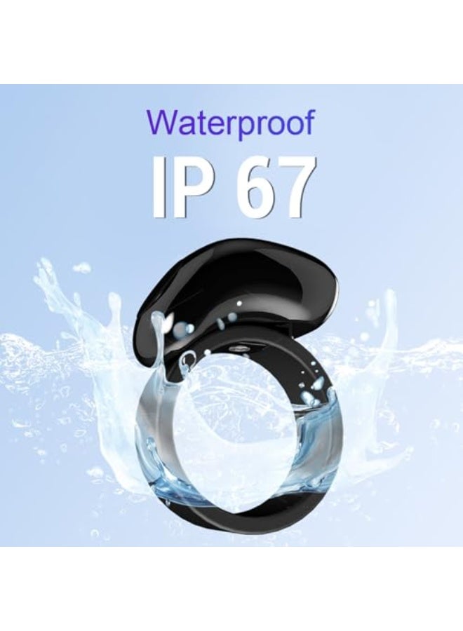 Chabeia Titanium alloy waterproof prayer bead counter ring with intelligent rechargeable functionality, designed for prayer and praise. Features an LED display, a 45mAh battery, and interchangeable ring sizes (20/22mm). - Image 3