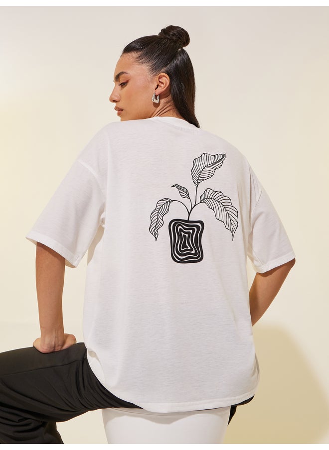 Take Two Take Two Graphic Print Round Neck T-Shirt  - Image 1