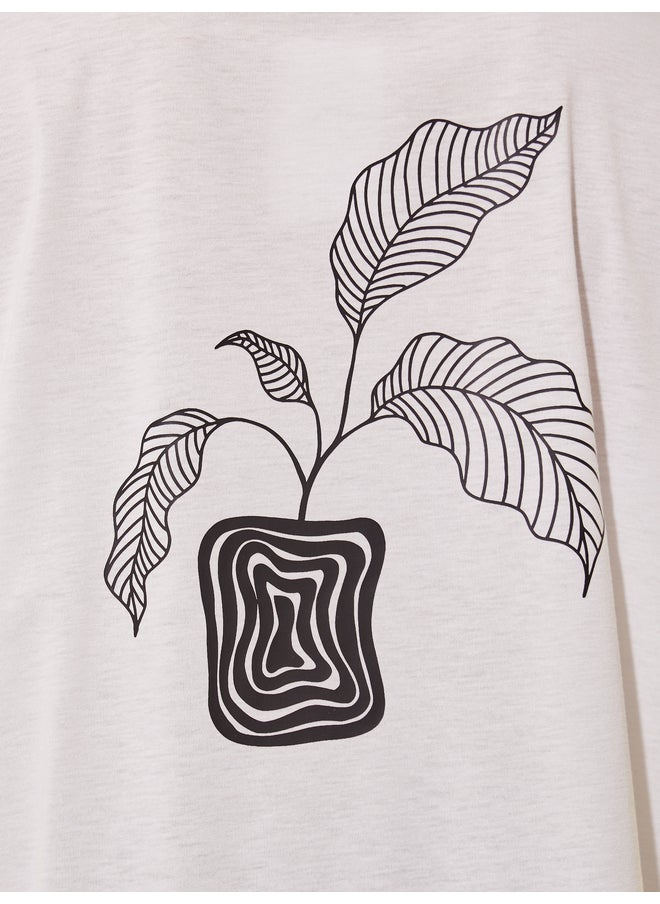 Take Two Take Two Graphic Print Round Neck T-Shirt  - Image 4