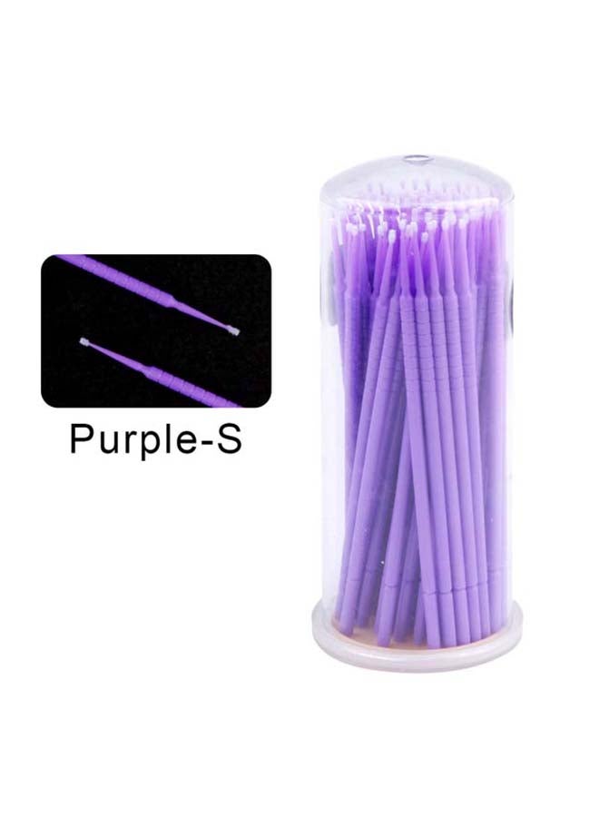 IOLITE 100-Pieces Disposable Micro Brushes Applicators Cotton Swab, LXCMB - Purple Ultra Fine 1.5 mm - Image 2