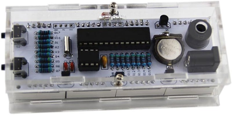 Kunhe DIY 4 Digit LED Electronic Clock Kit Large Screen Red LED - Image 2