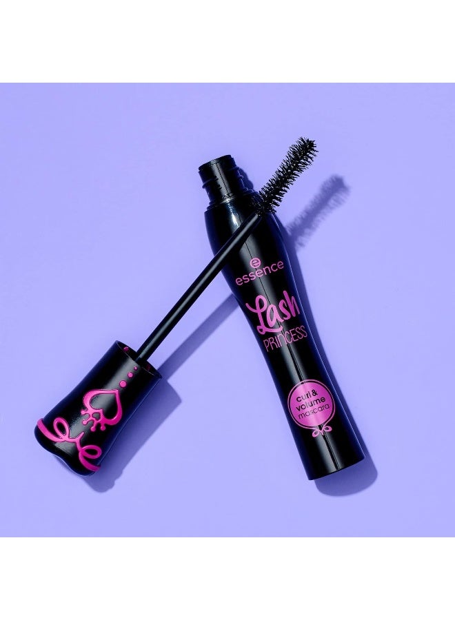 Essence Lash Princess Curl & Volume Mascara | Black 12 ml | Dramatic Curl & Longlasting Volume | Vegan & Cruelty Free | Smudgeproof Eye Makeup | Clump Free Lash Extension Effect Curl Black - Image 5