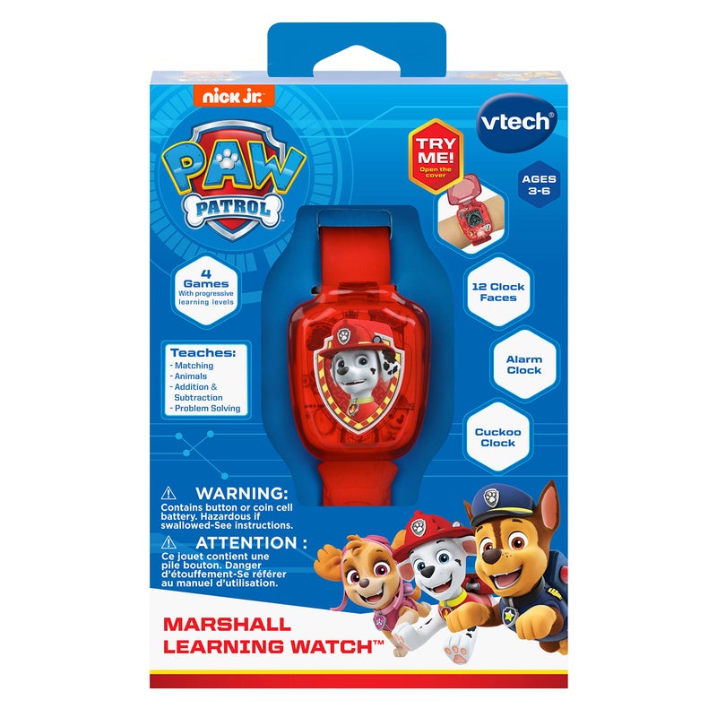 VTech PAW Patrol Marshall Learning Watch, Red - Image 5