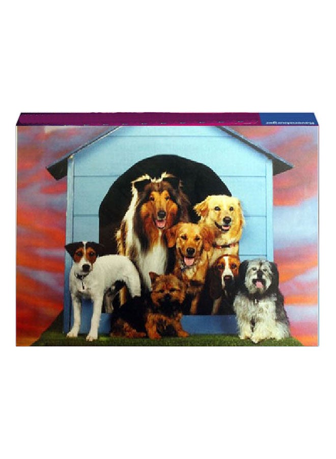 لغز الصور المقطعة على شكل بيت حيوان الكلب المنشط للعقل والتعليمي للأطفال يتكون من 500 قطعة