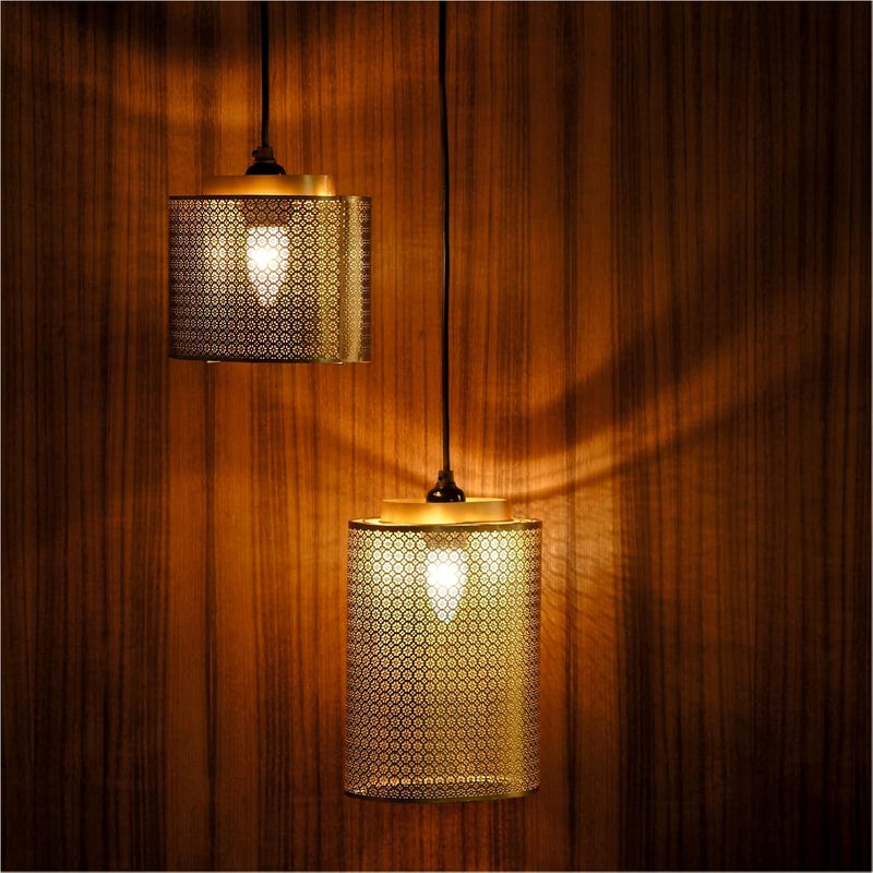 Courtyard Metal Ruhani Pendent Light Large|Gold Antique|Standard| - Image 2
