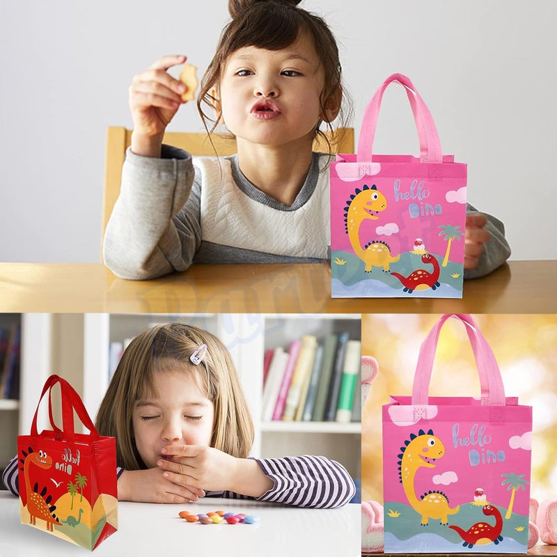 PARTEET Paper Cartoon Theme Gift Carry Bags - Medium Size Party Goodies Bag (Multicolor) - Image 3