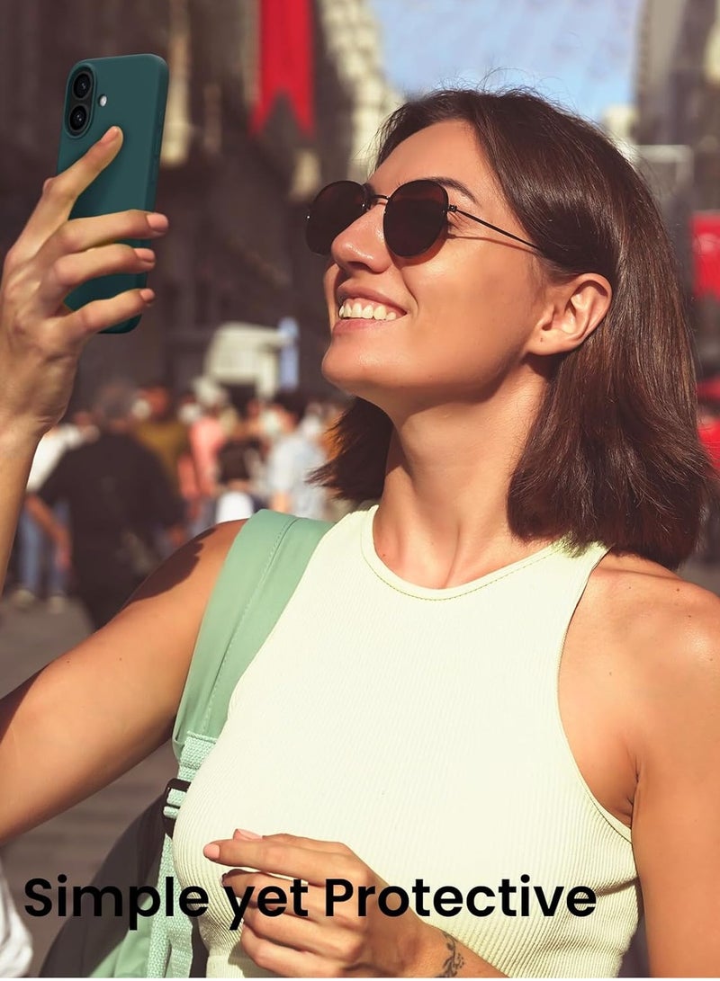 MIGOFAST Designed for iPhone 16 Case Silicone Ultra Slim Shockproof Phone Case with Soft Anti-Scratch Microfiber Lining Enhanced Camera Protection Phone Case for iPhone 16 6.1" - Image 3