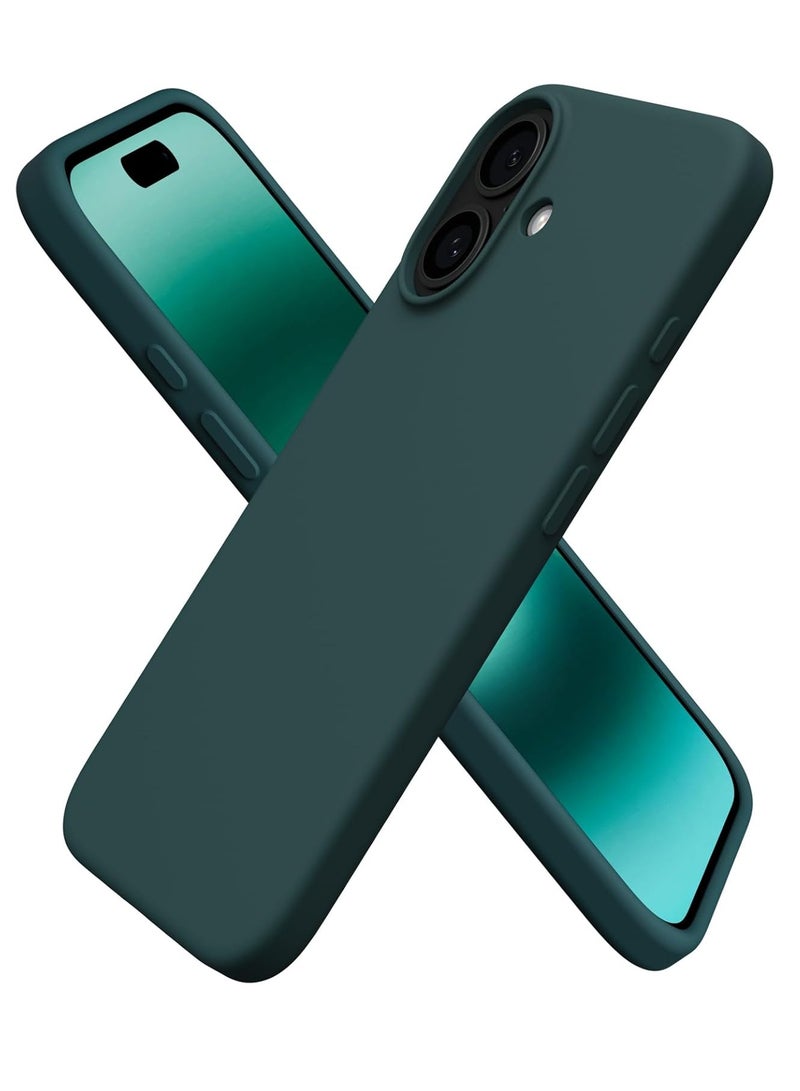 MIGOFAST Designed for iPhone 16 Case Silicone Ultra Slim Shockproof Phone Case with Soft Anti-Scratch Microfiber Lining Enhanced Camera Protection Phone Case for iPhone 16 6.1" - Image 1