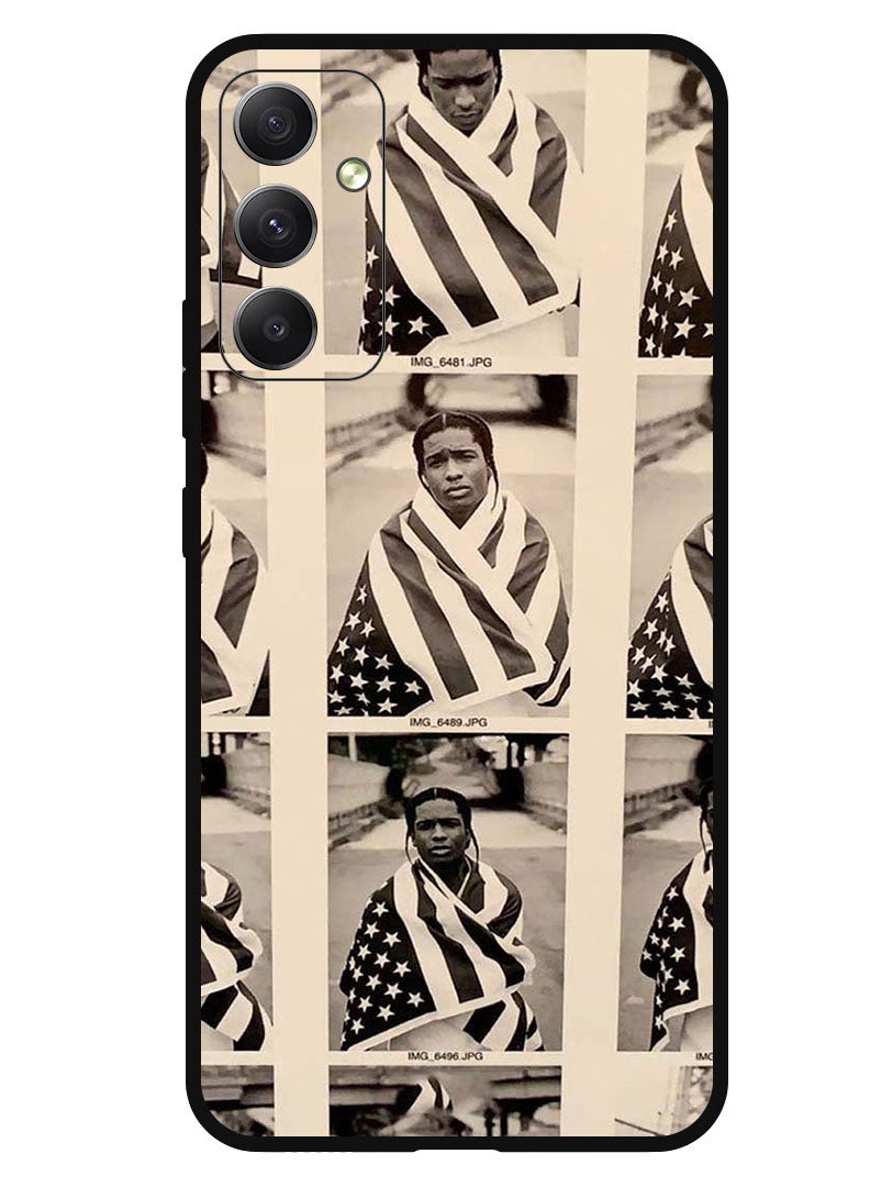 Theodor Protective Case Anti Scratch Shock Proof Bumper Cover For Samsung Galaxy A24 4G Travis n Flag - Image 1