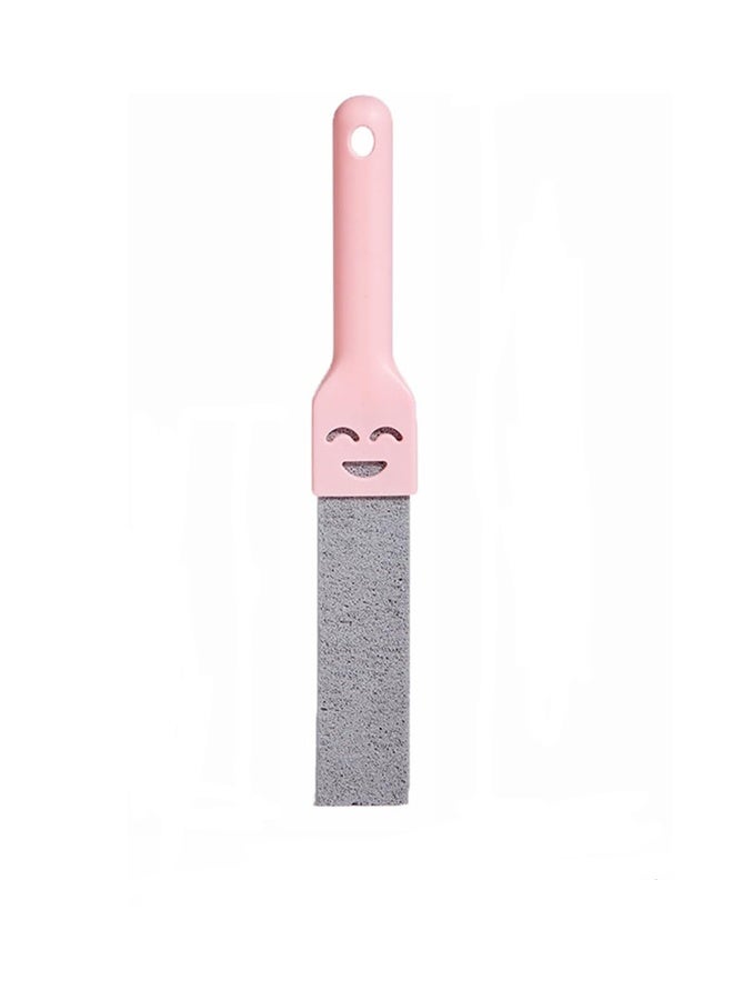 Pumice Stone Toilet Bowl Cleaner with Handle, Pumice Sticks Pumice Scouring Pad Powerfully Remove Hard Water Ring, Calcium Buildup, Cleaning Pool, Toilet, Kitchen Sink, Grill, Bathtubs, Pink - Image 1