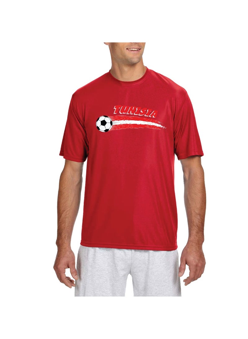 Tunisia Sports Dry Fit T-shirt - Soccer Team Printed T shirts - Team Jersey T Shirts for Men and Women - Combo Pack  - Image 2