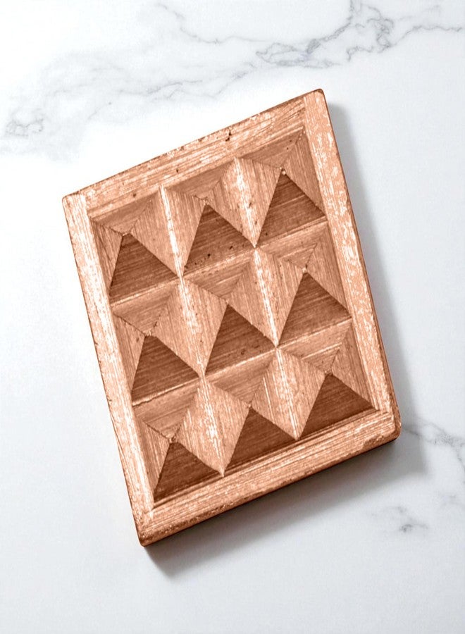 BRONGS Vastu Copper Pyramid Energy Plate | 1 Inch | Set of 9 |Vastu Correction Pyramids for Home, Office & Shop | Vastu Shastra Remedies for Positive Energy - Image 3