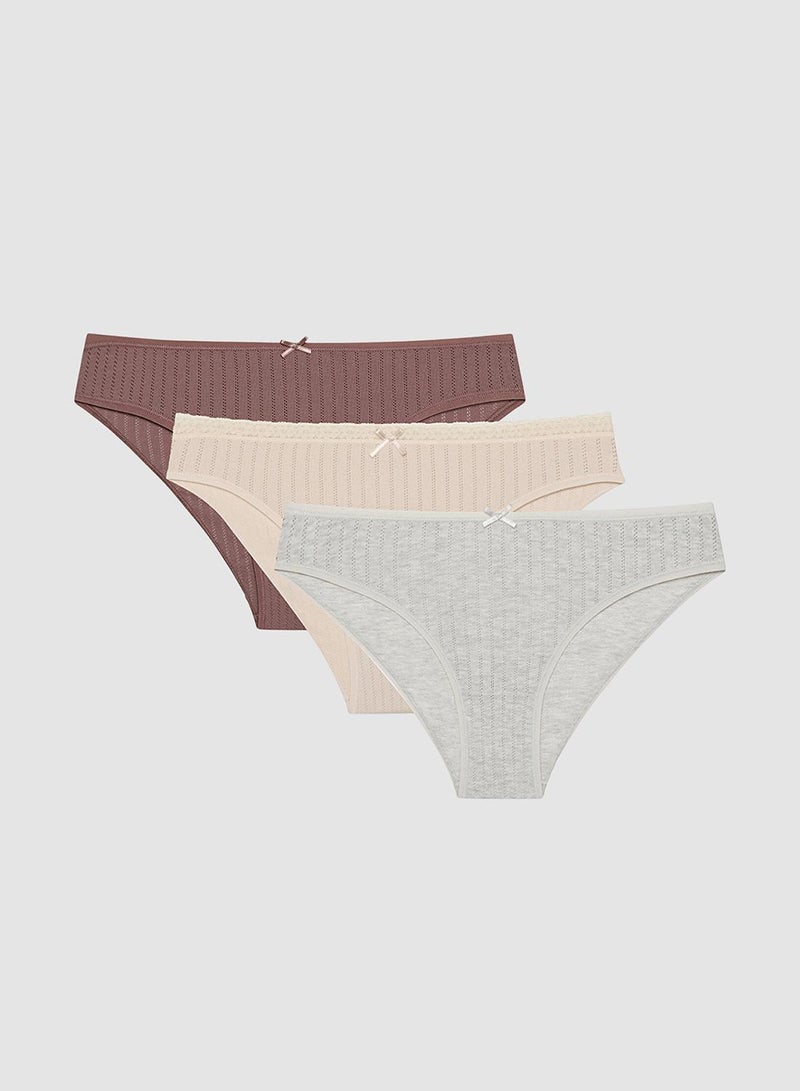 Penti Woody Slip Panties - Pack Of 3 - Image 1