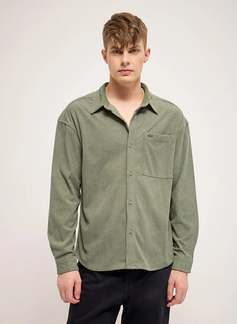 THE BEAR HOUSE Men's Polyester Shirt | Casual & Formal Long Sleeve Slim Fit | Classic Button-Down, Office & Everyday Wear, Comfortable & Breathable Fabric