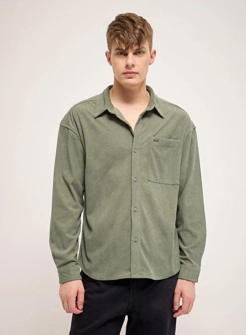 Men's Polyester Shirt | Casual & Formal Long Sleeve Slim Fit | Classic Button-Down, Office & Everyday Wear, Comfortable & Breathable Fabric