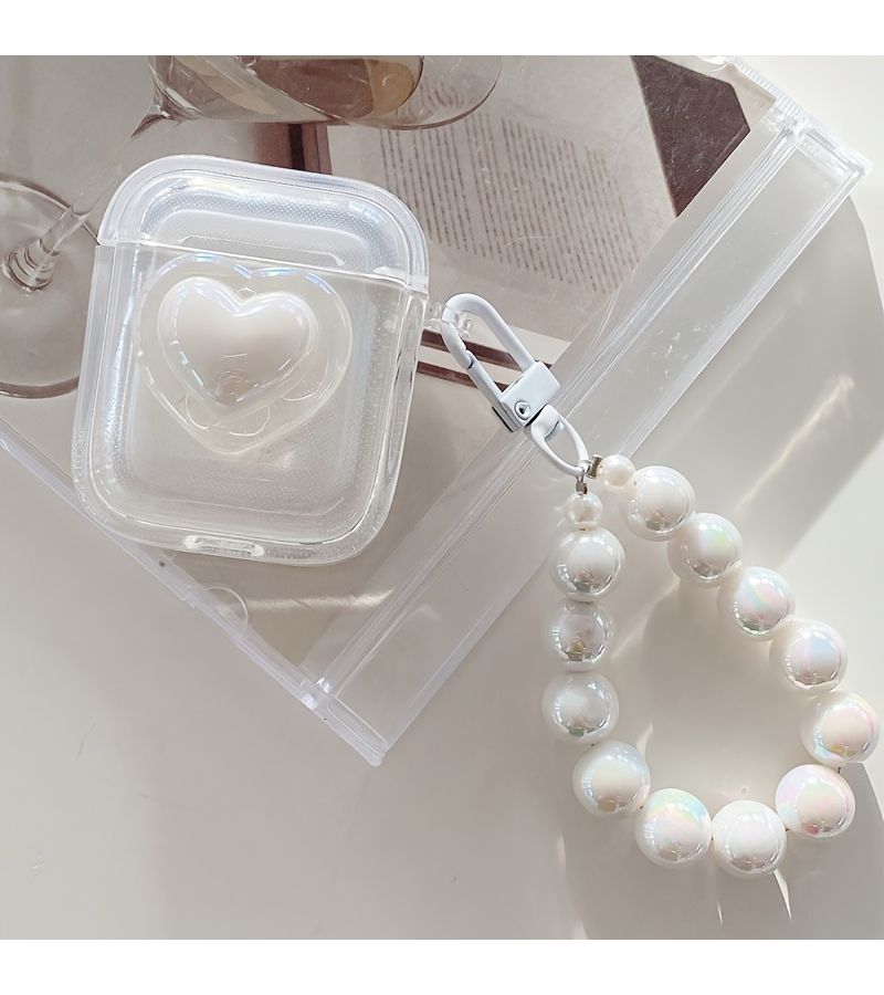 Compatible Transparent Soft Cover Protective Case For AirPods 3 With Pendant - Image 5