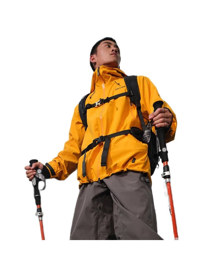 PELLIOT Hiker Carbon Fiber Folding Trekking Pole, Outdoor Carbon Walking Stick, Hiking Cane, Elderly Walking Stick, 16403643, Orange - Image 3