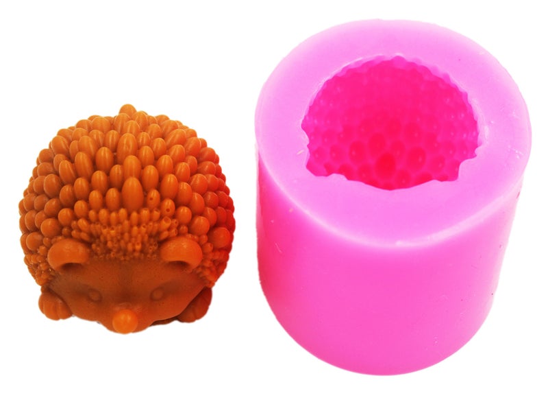 Longzang S529 3D Hedgehog Silicone Soap Mold 3D Handmade Craft Mould - Image 5