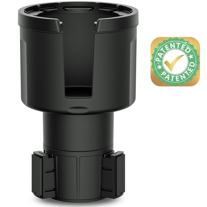Swigzy [Patented & Upgraded] Car Cup Holder Expander - Adapter Holds: Hydro-Flask, Yeti, Nalgene, Owala, Large (32 40 oz) Water Bottles - Adjustable Expandable Insert Extender â€“ Universal - Image 1