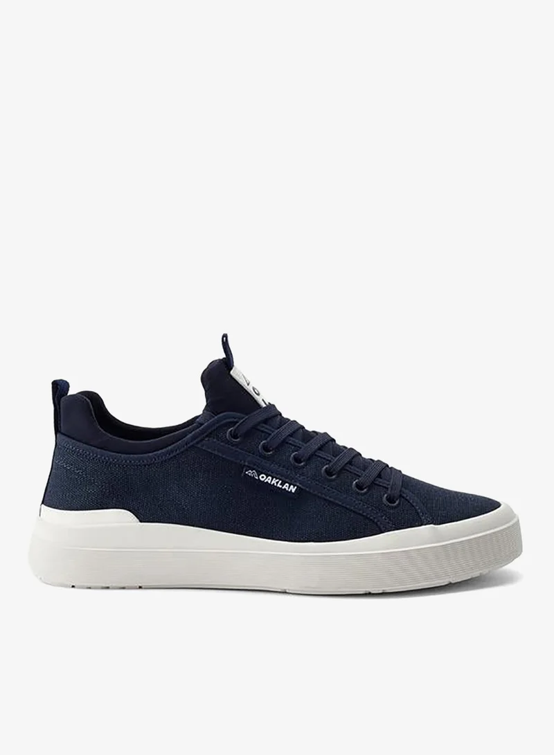 Men Lace-Up Canvas Sneakers