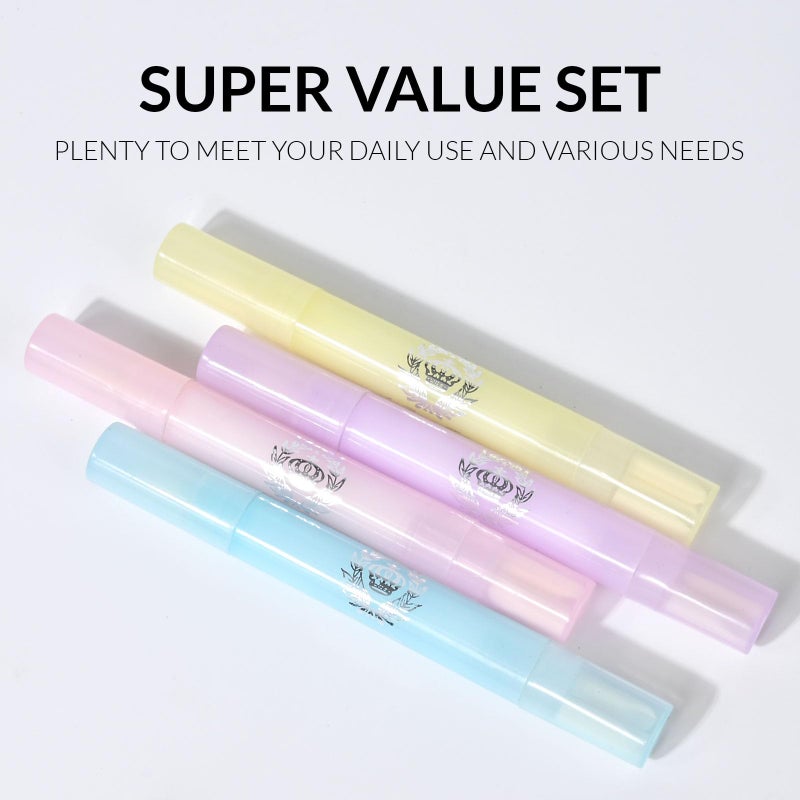 Ownest 4 Pcs Nail Polish Corrector Remover Pen, Nails Edge Cleaning Pen with Cotton Tip, Nail Art Correction Set, with 3 Cotton Tip Refills, For Easy and Perfect Manicure - Image 5