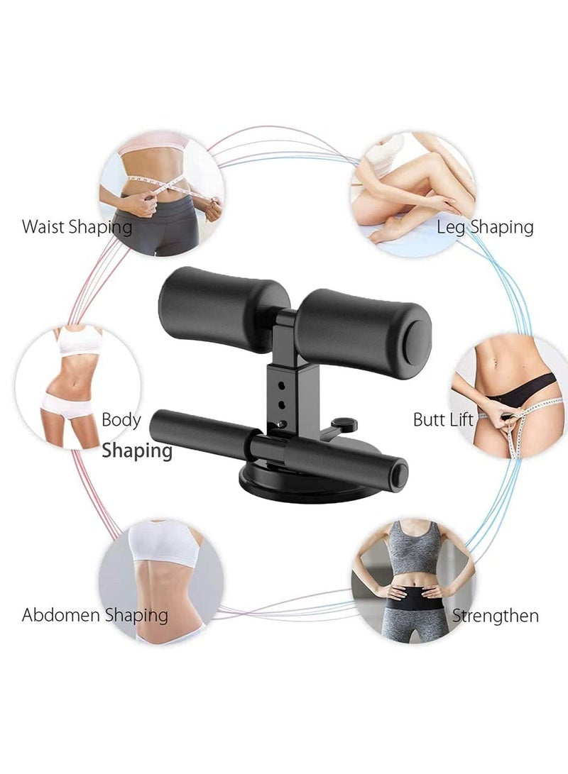 SILENCIO Sit-Up Bar With Foam Handle and Rubber Suction Seat Up Fitness Equipment Sit-ups and Push-ups Assistant Device For Weight Lose Gym Workout Abdominal Curl Exercise Work Out Trainer (Pack of 1) - Image 2