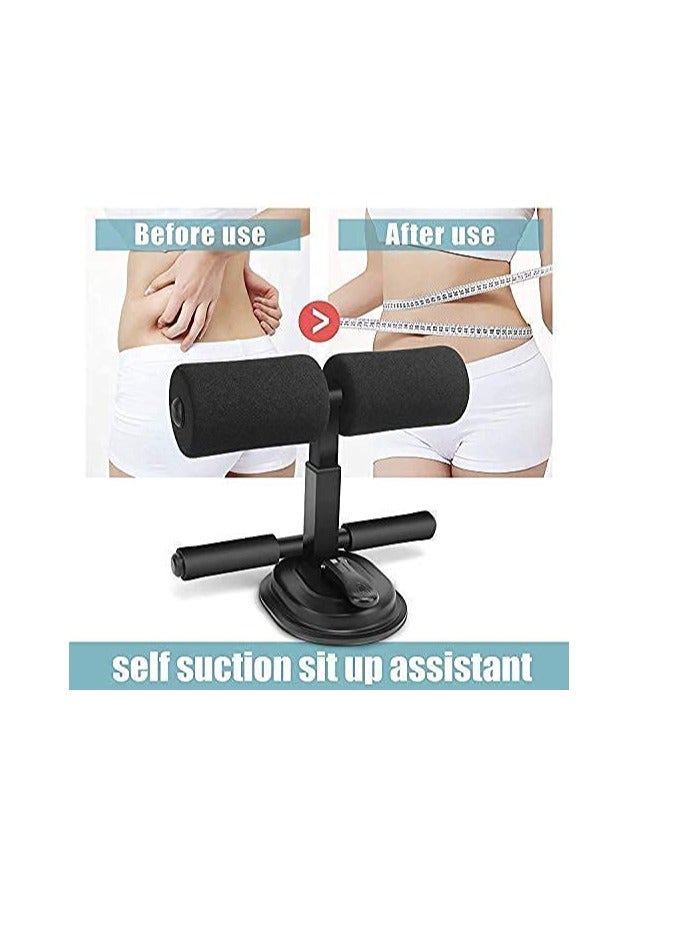 SILENCIO Sit-Up Bar With Foam Handle and Rubber Suction Seat Up Fitness Equipment Sit-ups and Push-ups Assistant Device For Weight Lose Gym Workout Abdominal Curl Exercise Work Out Trainer (Pack of 1) - Image 4