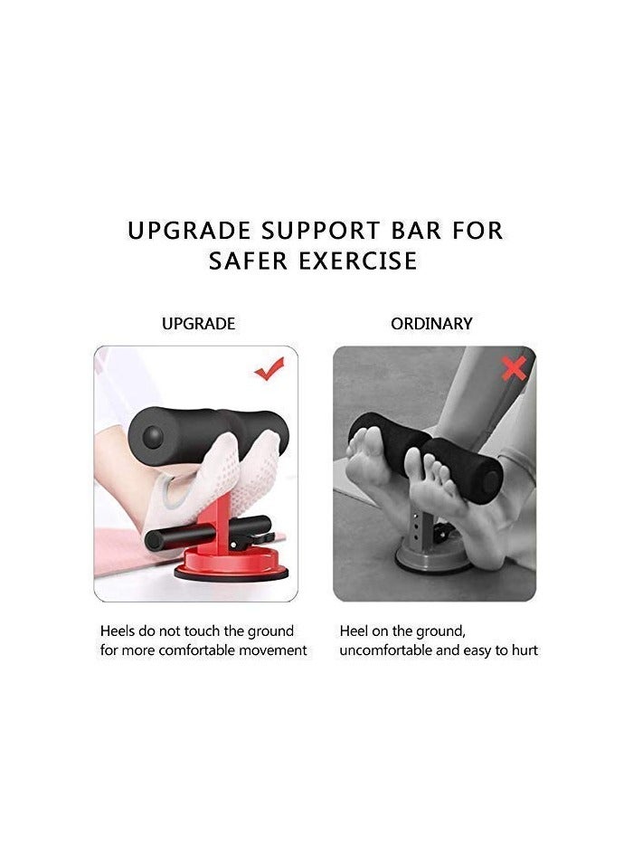SILENCIO Sit-Up Bar With Foam Handle and Rubber Suction Seat Up Fitness Equipment Sit-ups and Push-ups Assistant Device For Weight Lose Gym Workout Abdominal Curl Exercise Work Out Trainer (Pack of 1) - Image 5
