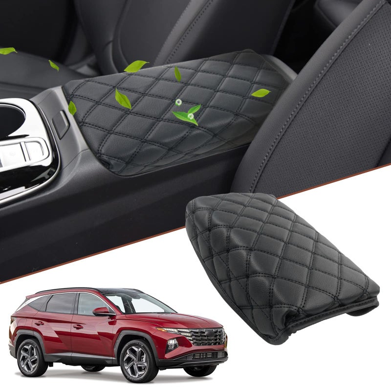 SKTU Update for 2022 2023 2024 Hyundai Tucson Center Console Cover 2022 2023 2024 Santa Cruz Armrest Cover Seat Box Cover Protector 2022 2023 2024 Tucson Accessories Center Console Soft Cushion