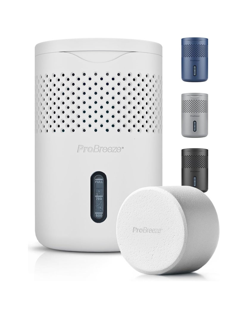 Pro Breeze Osmo Dehumidifier, Silent & Refillable Moisture Absorber for Damp & Condensation at Home, Bedroom, Wardrobe, Car, Mould Remover with 1 Tablet, No Power Required Proudly designed in the UK - Image 1