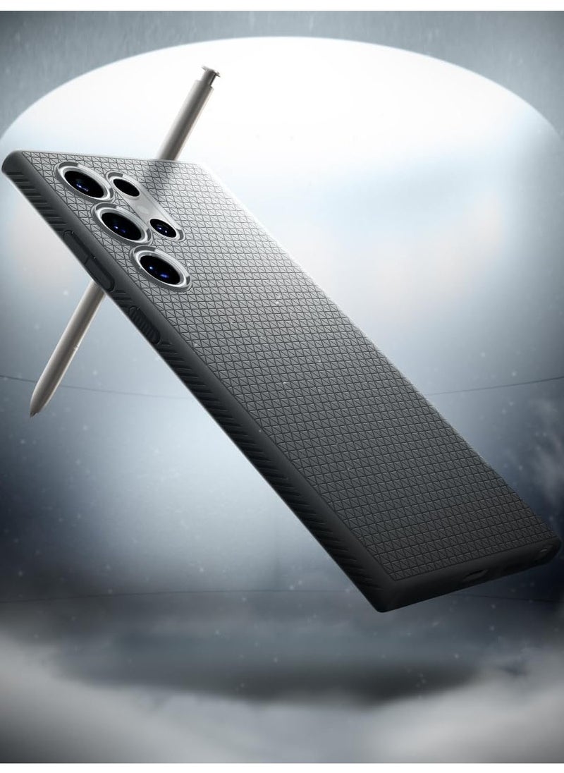 Spigen Liquid Air Samsung Galaxy S24 ULTRA Case Cover (2024) - Marble Gray  - Image 3