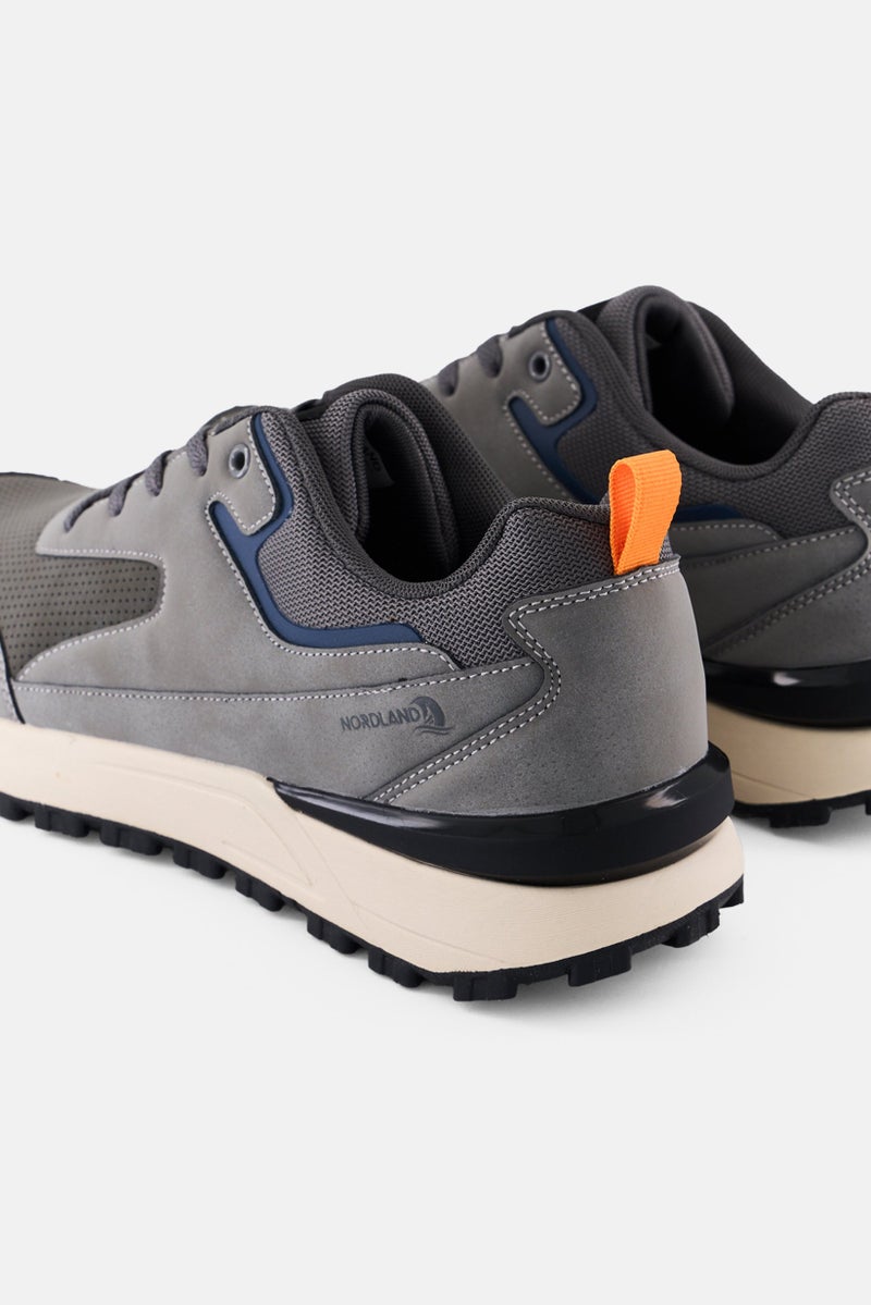 Nordland Men Lace Up Casual Shoes, Grey  - Image 2
