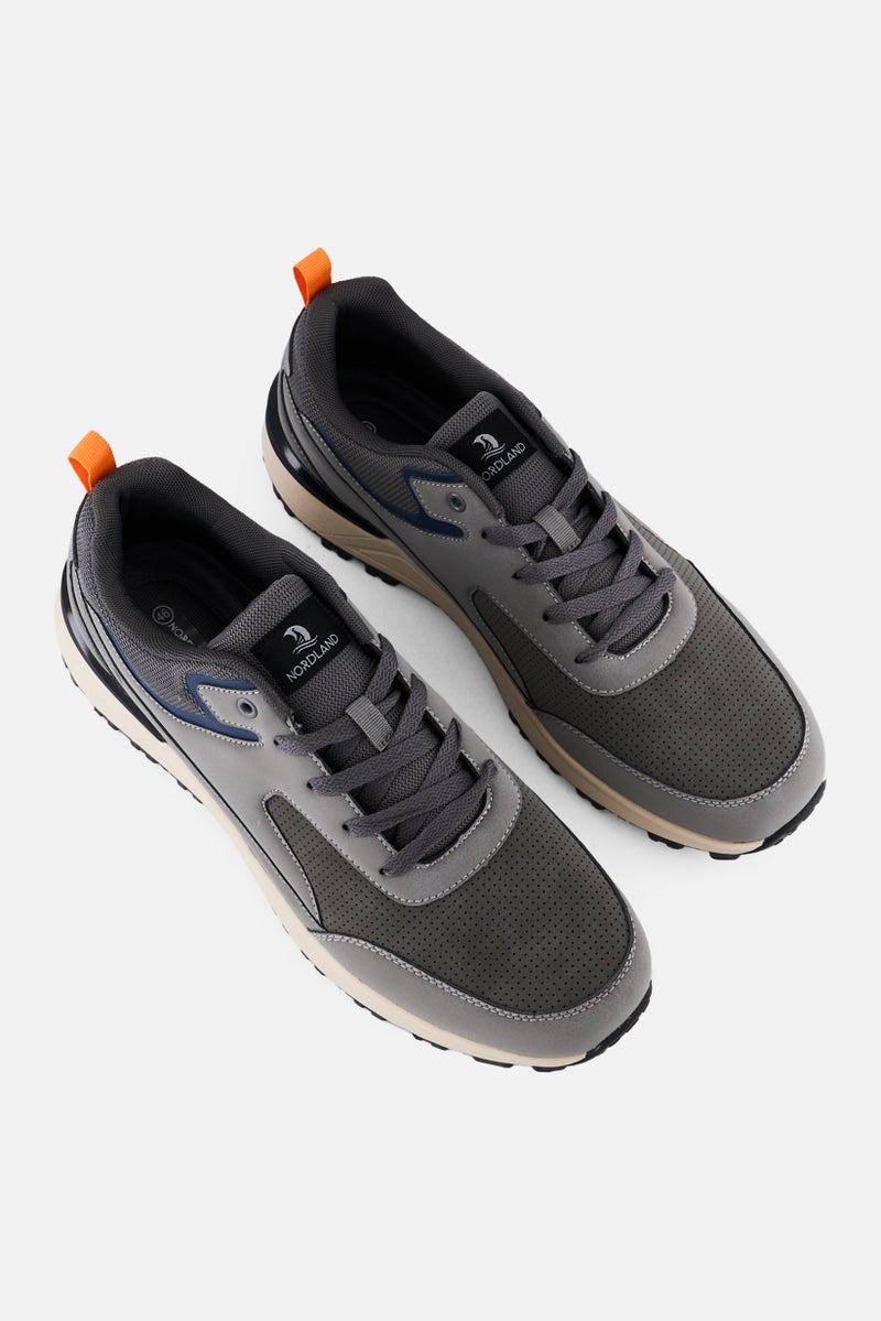 Nordland Men Lace Up Casual Shoes, Grey  - Image 4