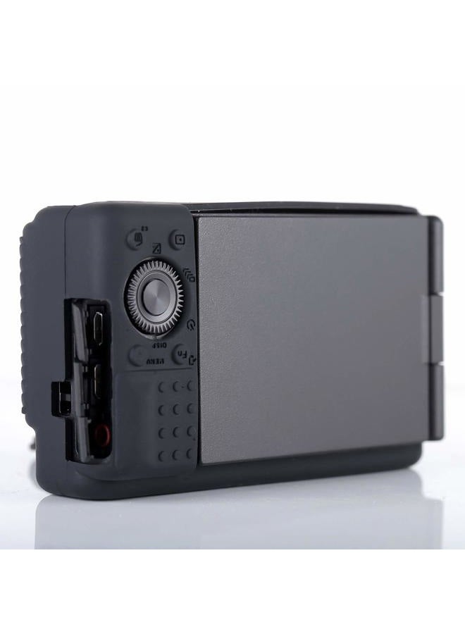 Yisau حافظة كاميرا سوني ZV-1، حافظة كاميرا سوني ZV1 الرقمية المضادة للخدش، حافظة كاميرا DSLR ناعمة ذات مقاس نحيف مع واقي شاشة ZV1 (أسود) - Image 4
