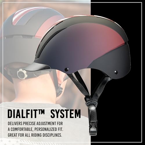 Troxel Spirit Full Coverage Horse Riding Helmet, Low-Profile Adjustable Design, Safety Horseback Riding Gear, Large (7-3/8 - 7-3/4), Freedom - Image 4