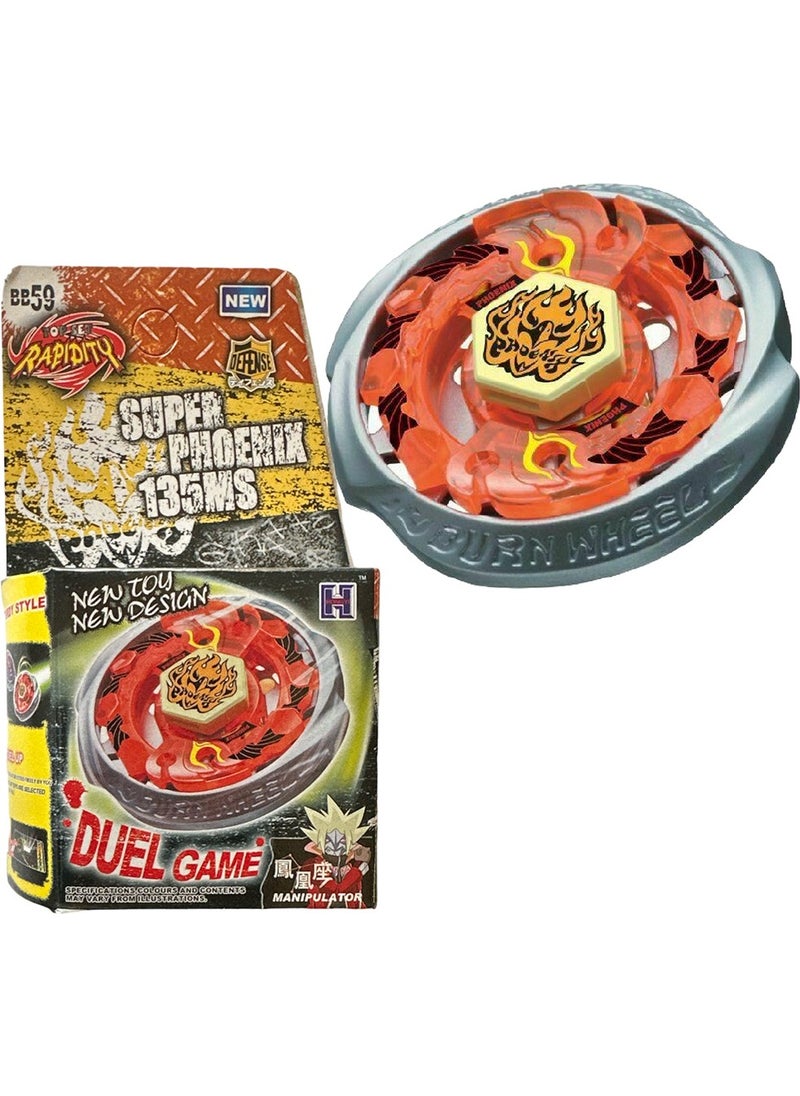 BeyBlade - BB59 Metal Fusion Burn Fireblaze Phoenix WI-Without Launcher - Image 1