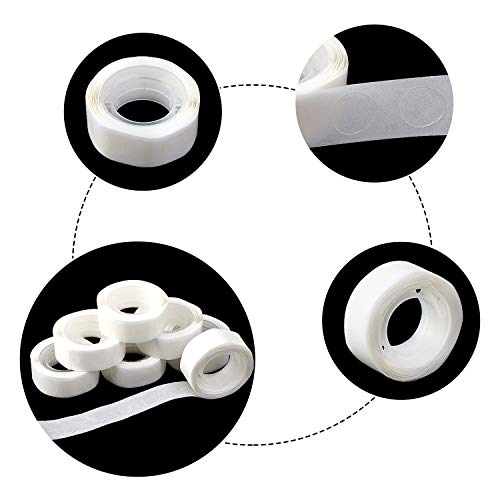 Festiko® 1500 Pcs Point Dots Balloon Glue Removable Adhesive Point Tape, 15 Rolls Dots Stickers for Craft Wedding Decoration - Image 2