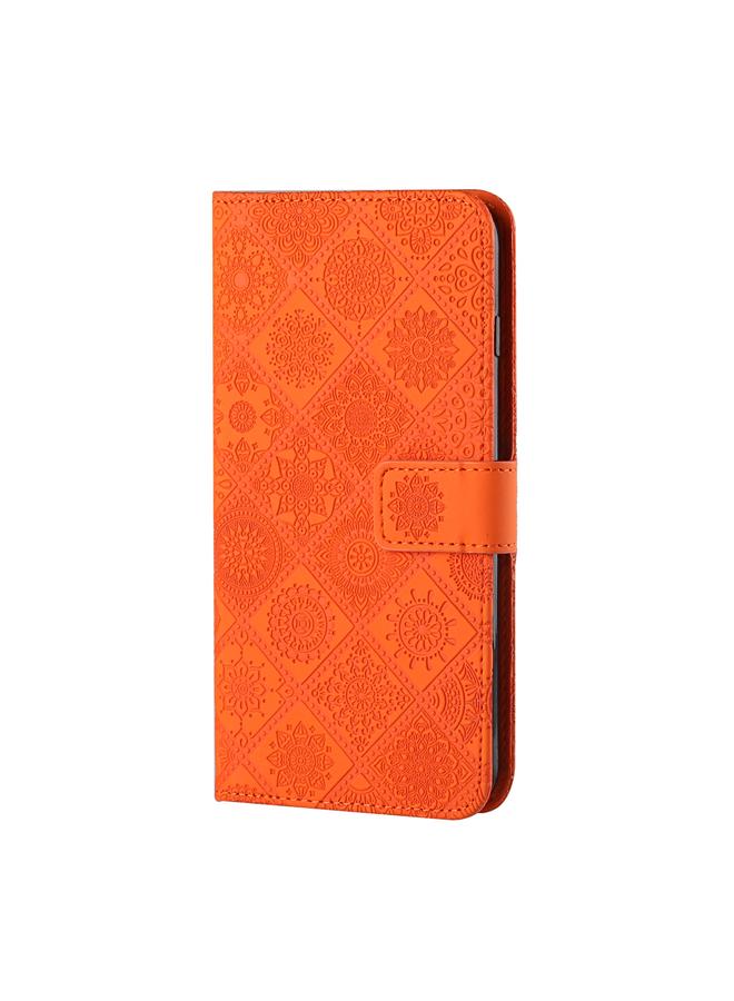 S-TOP Case For iPhone 14 Ethnic Style Embossed Pattern Leather Phone Case - Image 2