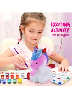 Mr. Penda Paint Own Unicorn Lamp Kit, Art Supplies Arts and Crafts Kit, Painting Kit for Kids, Unicorn Toys for Boys Girls and Kids, Girls Boy Birthday Gift  - Image 3