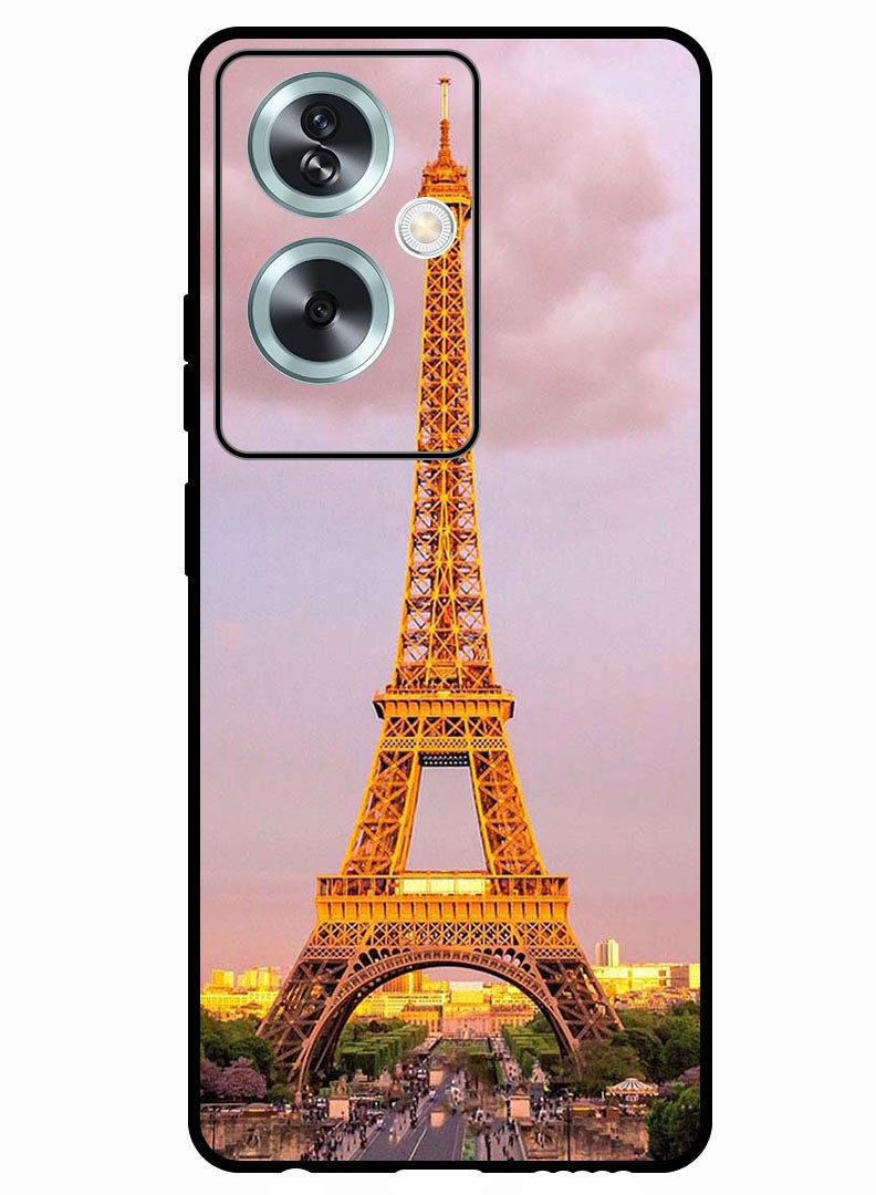 Theodor Protective Case Anti Scratch Shock Proof Bumper Cover For Oppo A2 Eiffel Tower - Image 1