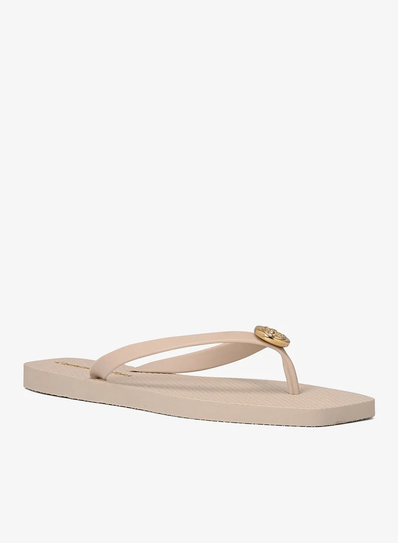 Carmen Steffens Off-White Flip-Flops