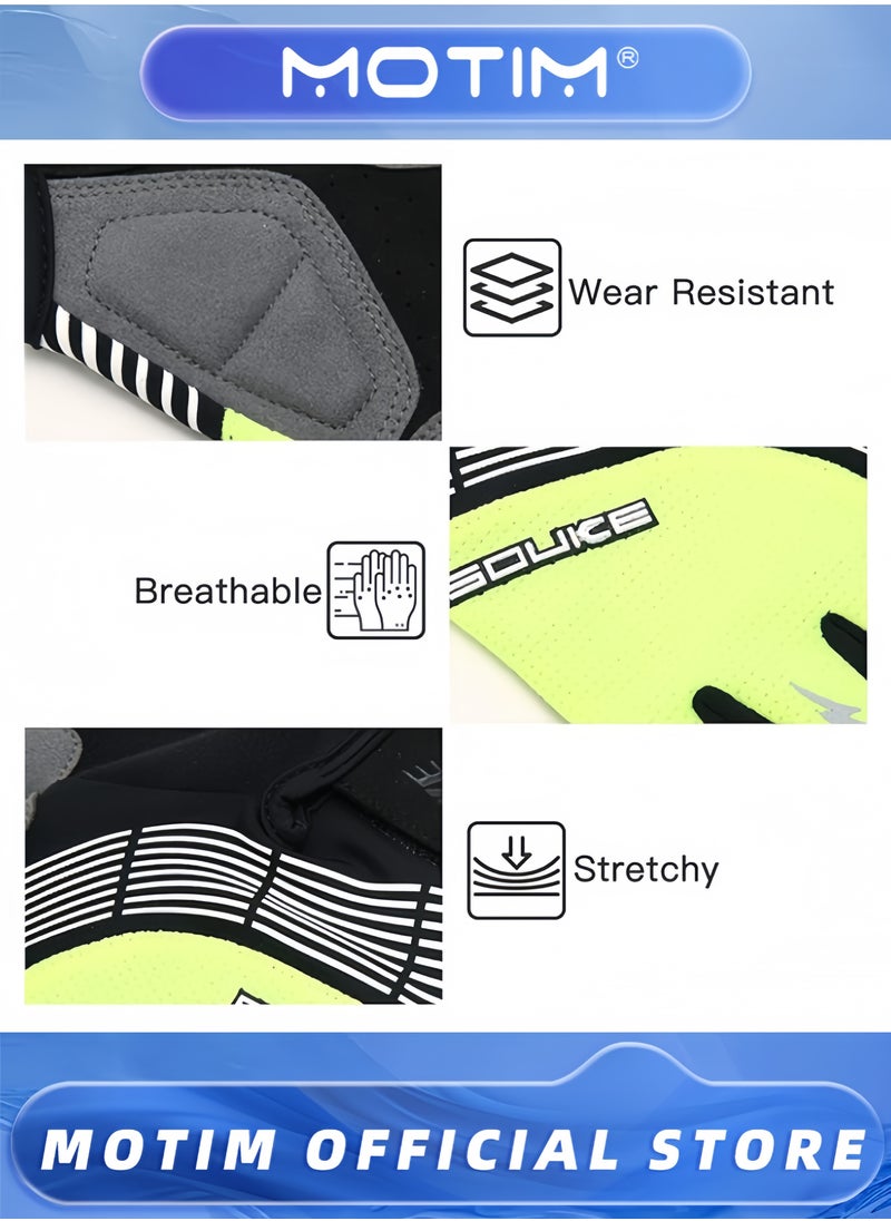 Motim Sports Cycling Bike Gloves Padded Half Finger Bicycle Gloves for Men/Women, Durable Bicycle Gloves for Road Mountain  - Image 2