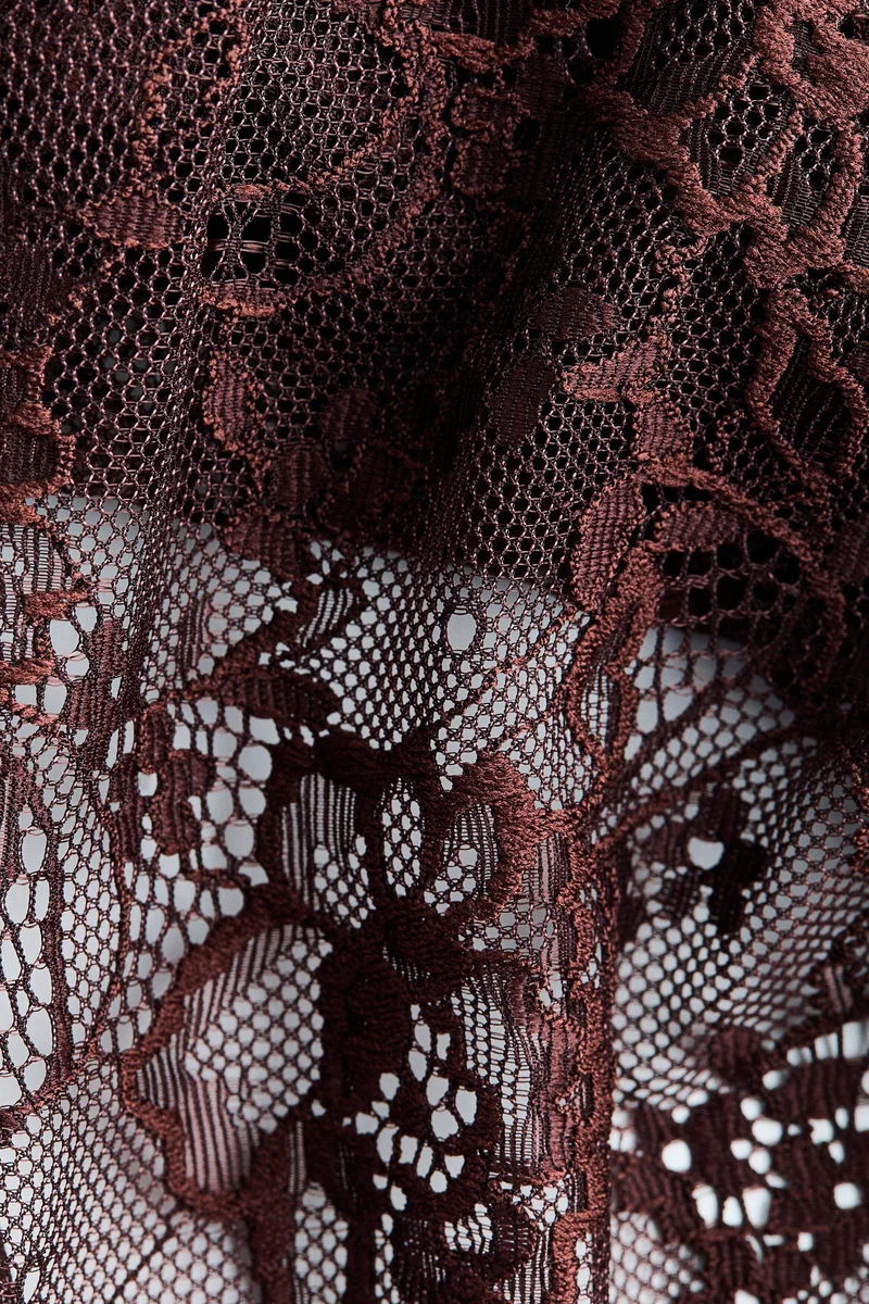 H&M  Square-neck lace dress for Women | Best Price UAE