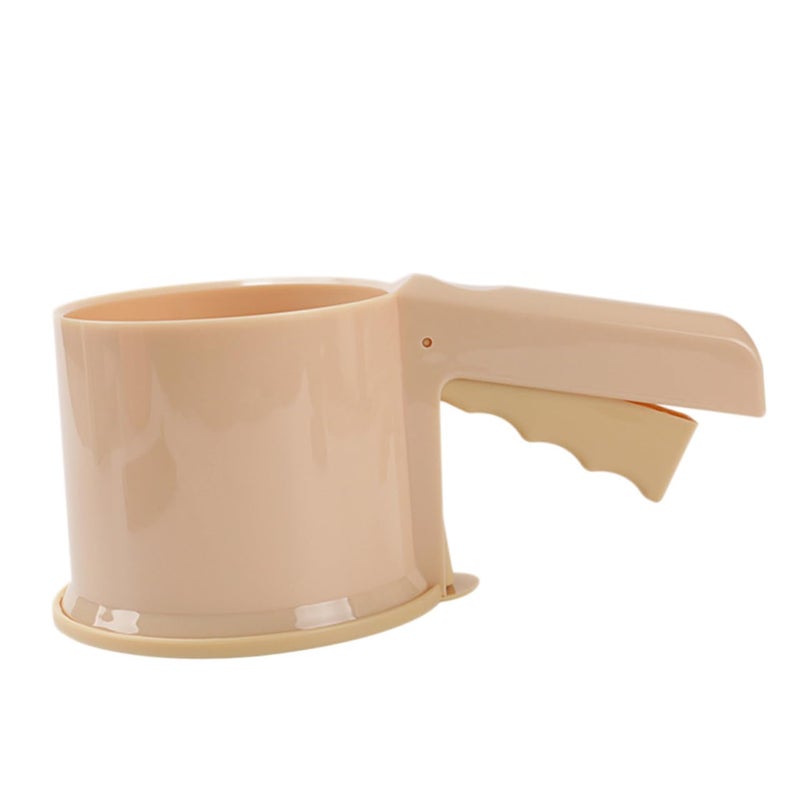 Handheld Flour Sifter With Control Cover Fine Mesh For Baking Powdered Sugar Cocoa - Image 2