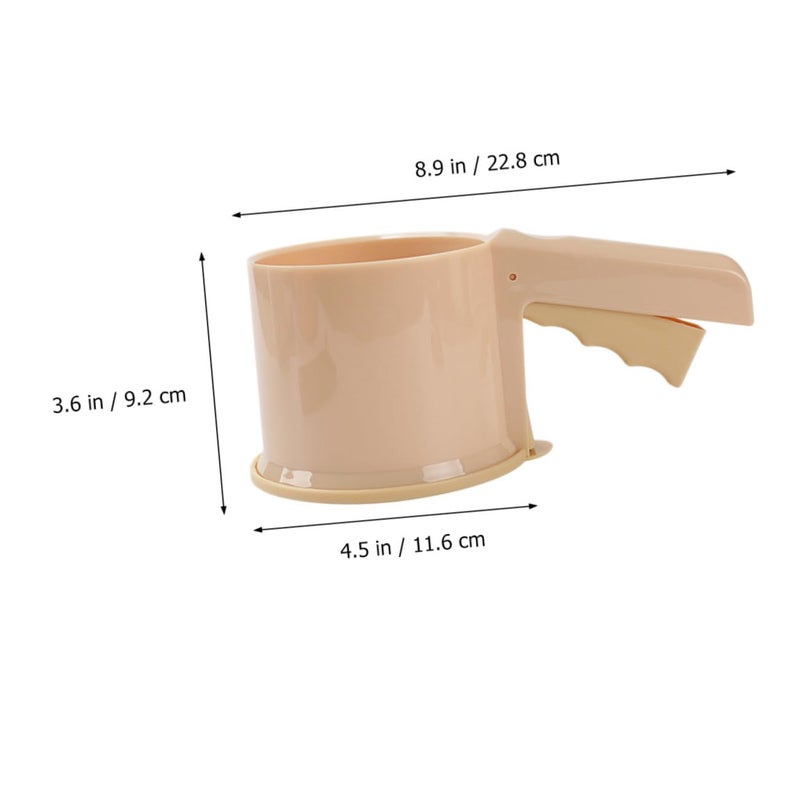 Handheld Flour Sifter With Control Cover Fine Mesh For Baking Powdered Sugar Cocoa - Image 4