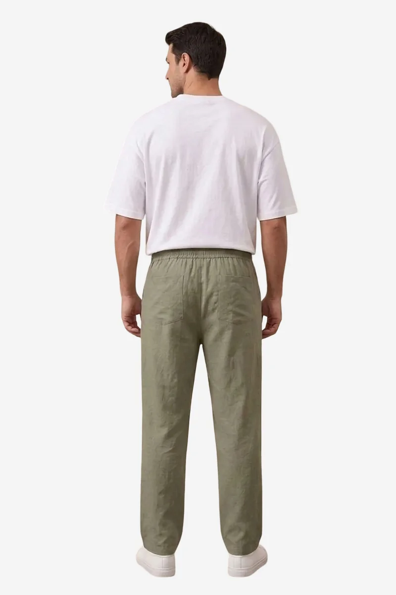 Big Dart Sage Green BDART Men's Straight-leg Woven Trousers for Men | Best Price UAE