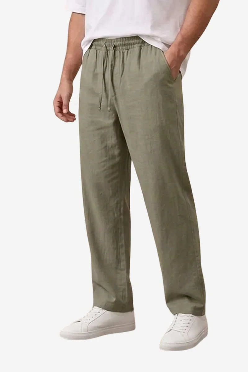Big Dart Sage Green BDART Men's Straight-leg Woven Trousers for Men | Best Price UAE