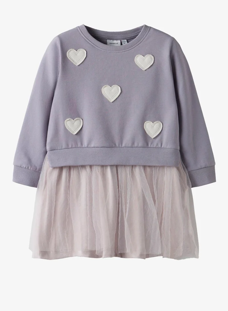 NAME IT Kids Printed Mini Sweat Dress