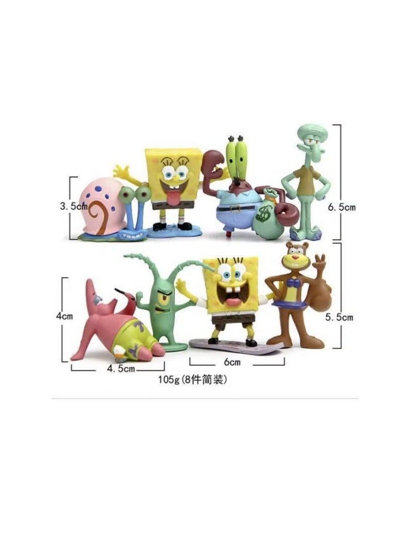 8-Piece Waterproof Spongebob Squarepants Play Kit For Kids, Multicolour - Image 3